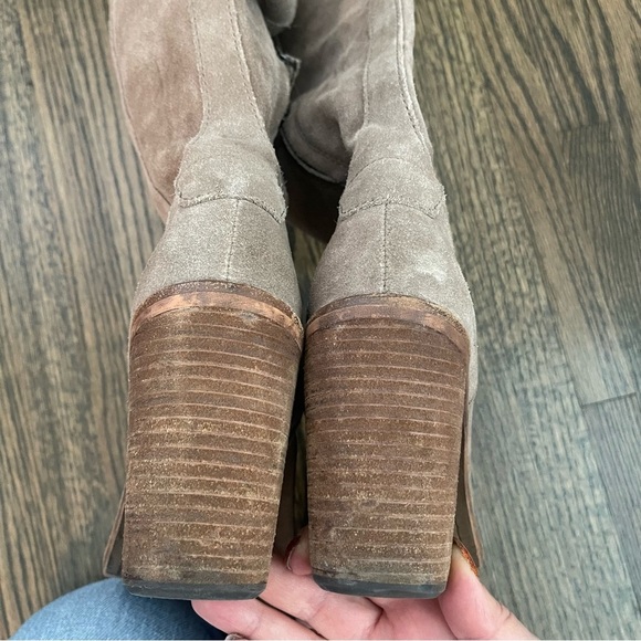 Dolce Vita Ohanna Over The Knee suede heeled boots size 6.5 - Picture 9 of 9